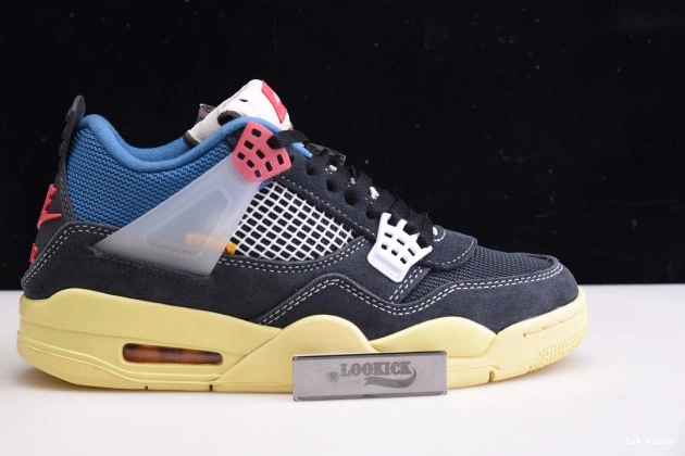 1st Kicks DC9533-001 OFF JORDAN 4 NOIR UNION RETRO AIR 0803